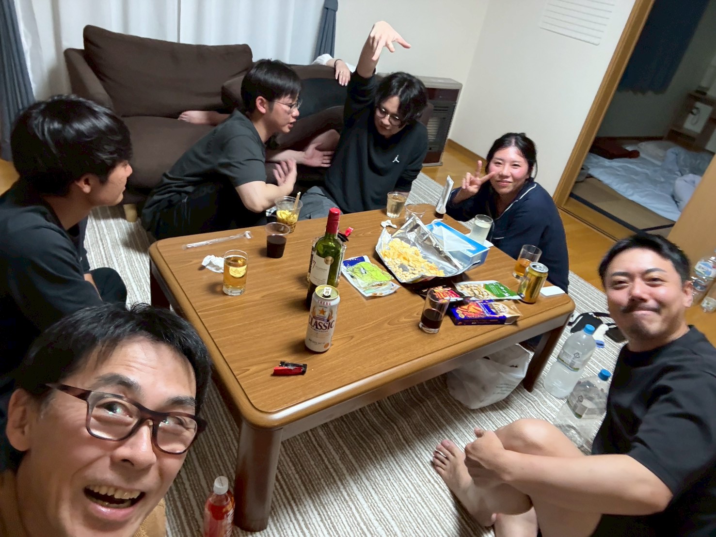 地元食材での晩酌
